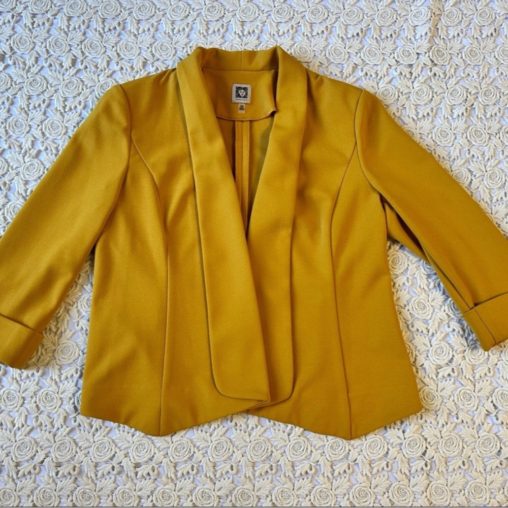 Anne Klein Yellow Women's Blazer